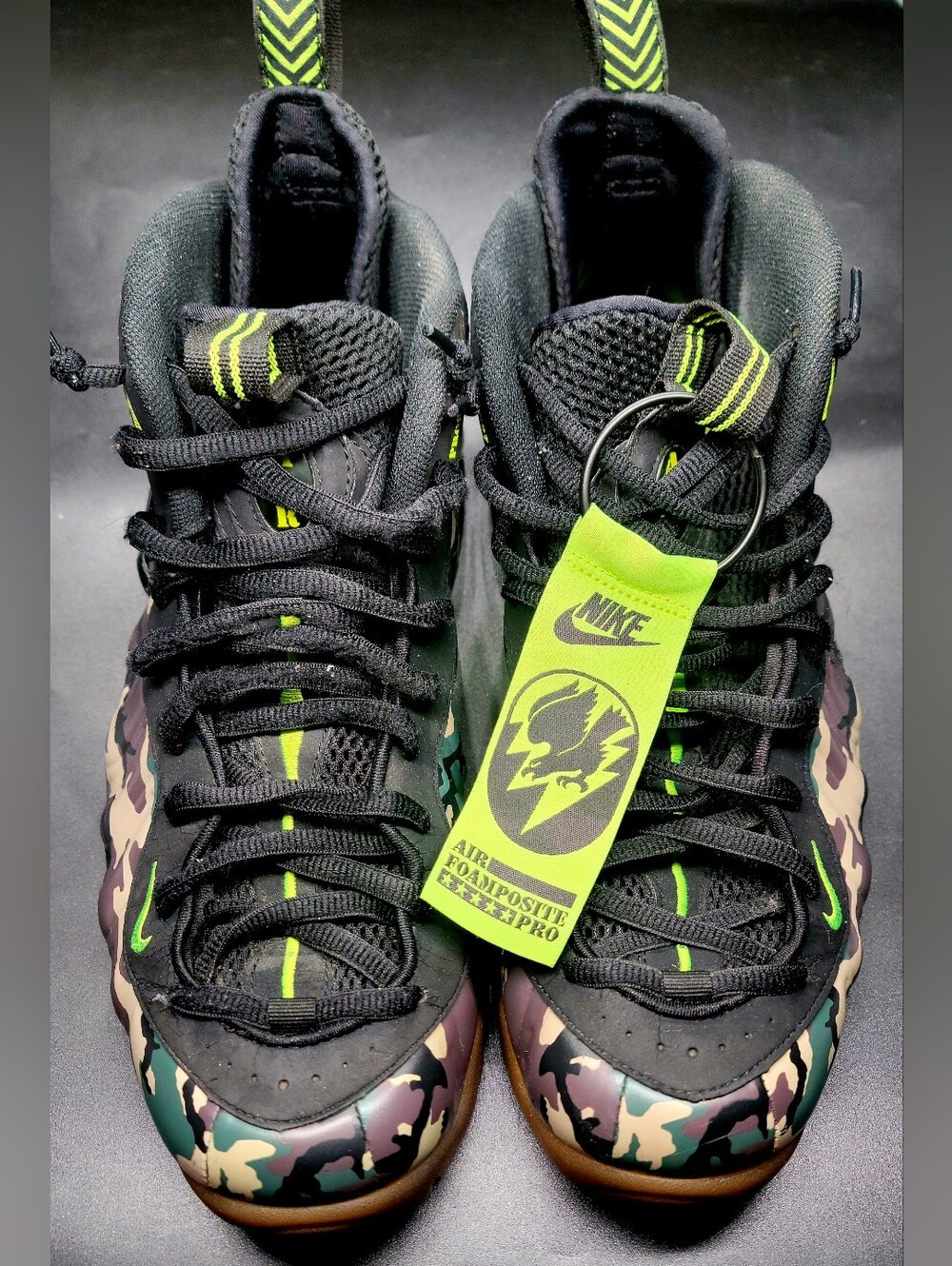 Nike Air Foamposite Pro PRM LE Forest Camo Sz 13 Men - Picture 3 of 10